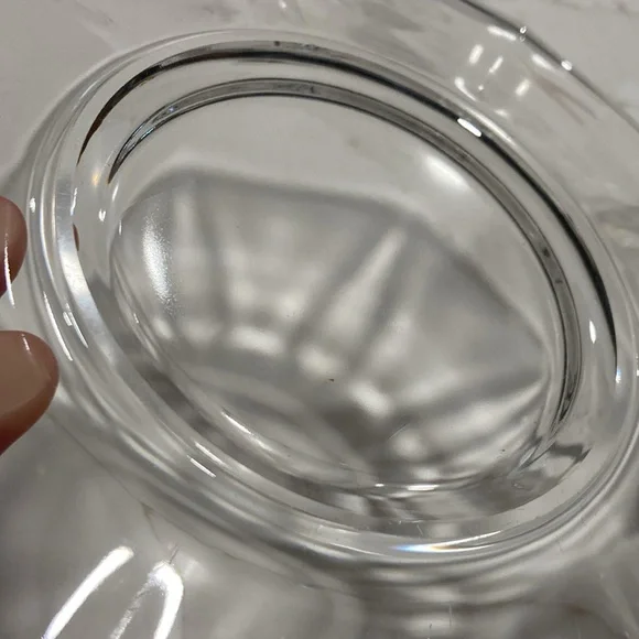 Vintage Fostoria -  Clear- Uranium Platter - Picture 5 of 7